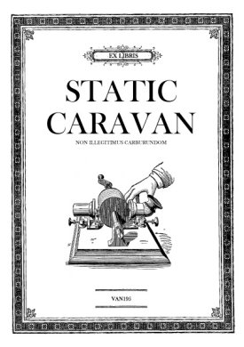 Static Caravan Bookplate